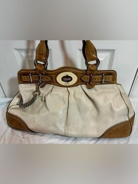 Vintage Y2K Coach Mia Garnet Pleated Leather Hobo Shoulder Bag (Style #13921)